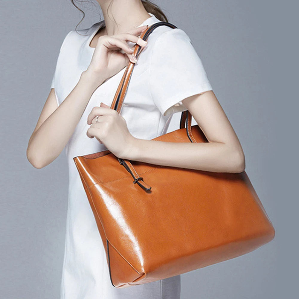 Sac Cabas Cuir Femme Mathilde