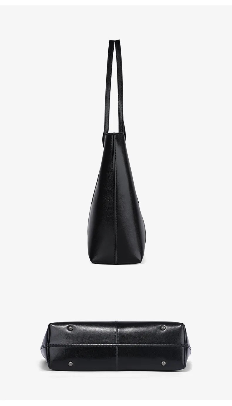 Sac Cabas Cuir Femme Solveig