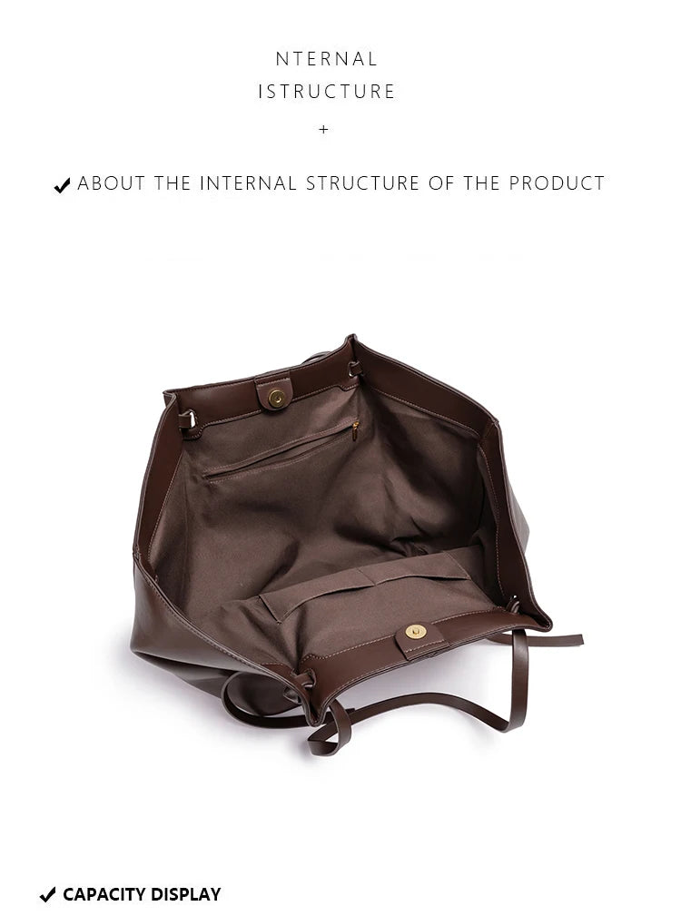Sac Cabas Cuir Femme Sixtine