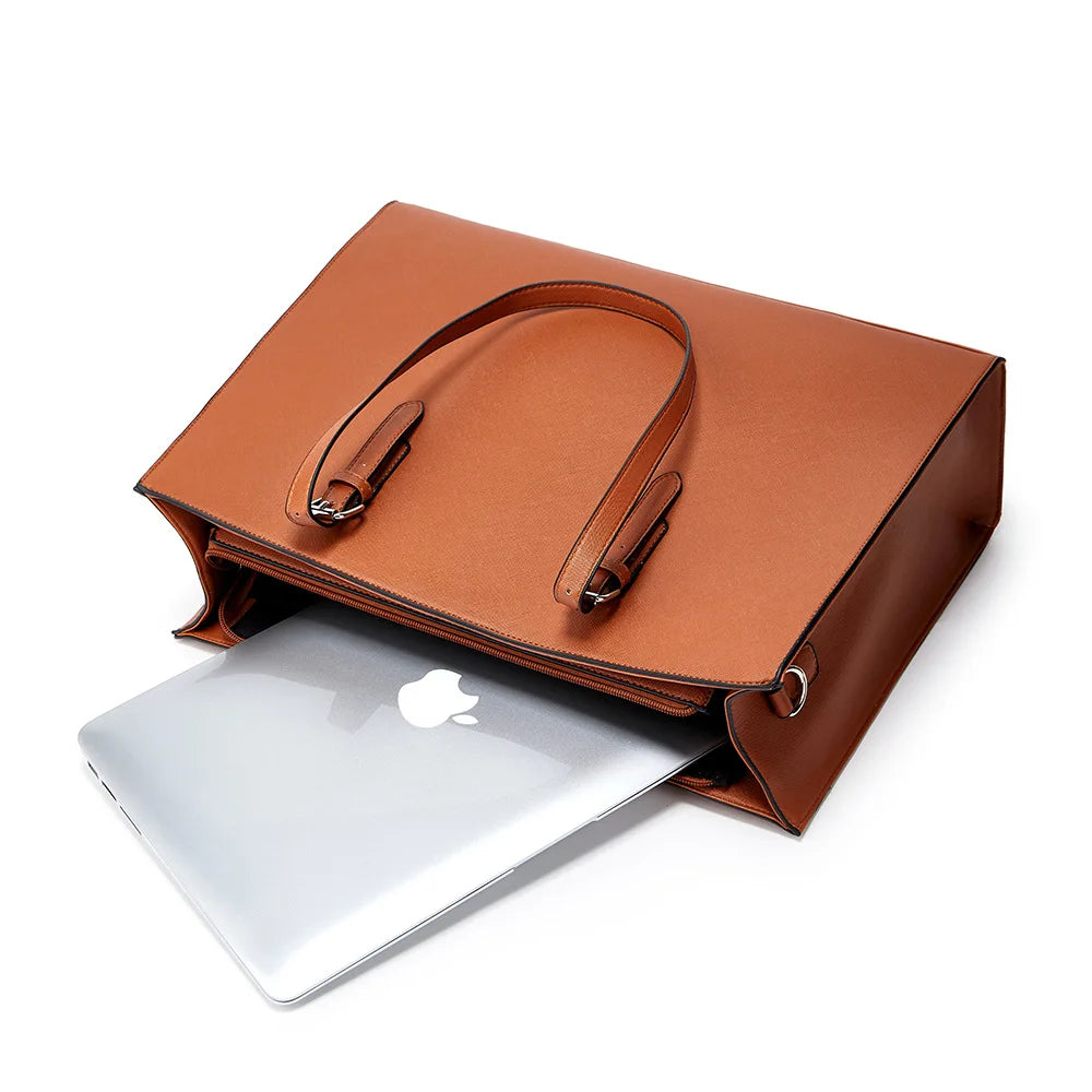 Sac Cabas Cuir Femme Ordinateur Bernadette