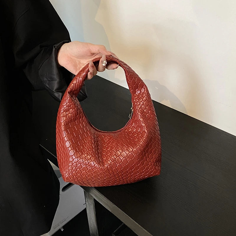 Sac Tressé Cuir Femme Rosalie