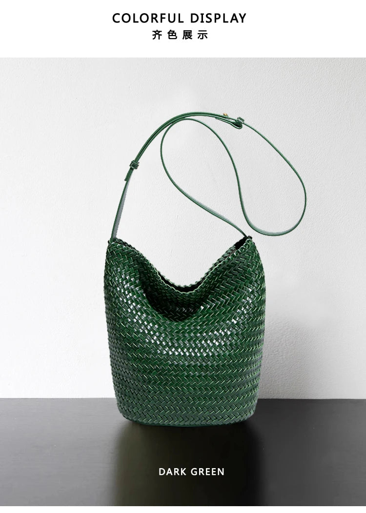 Sac Tressé Cuir Femme Camille