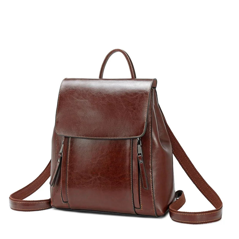Sac À Dos Cuir Femme Léonie