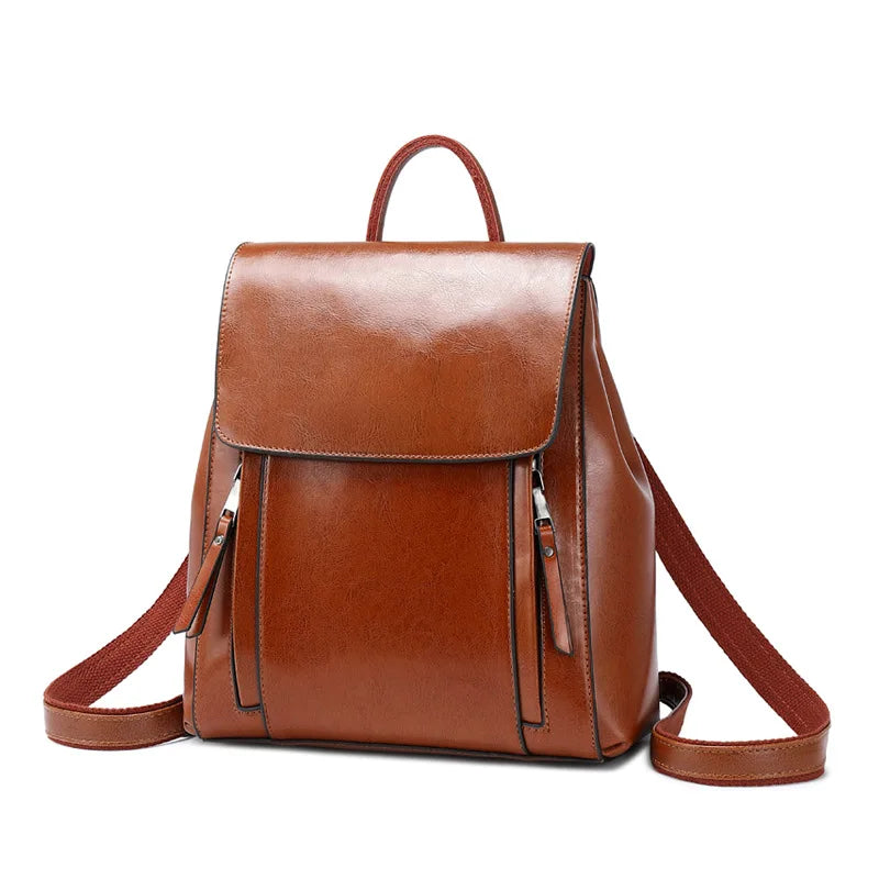 Sac À Dos Cuir Femme Léonie