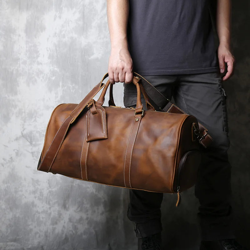 Sac De Voyage Cuir Homme Augustin