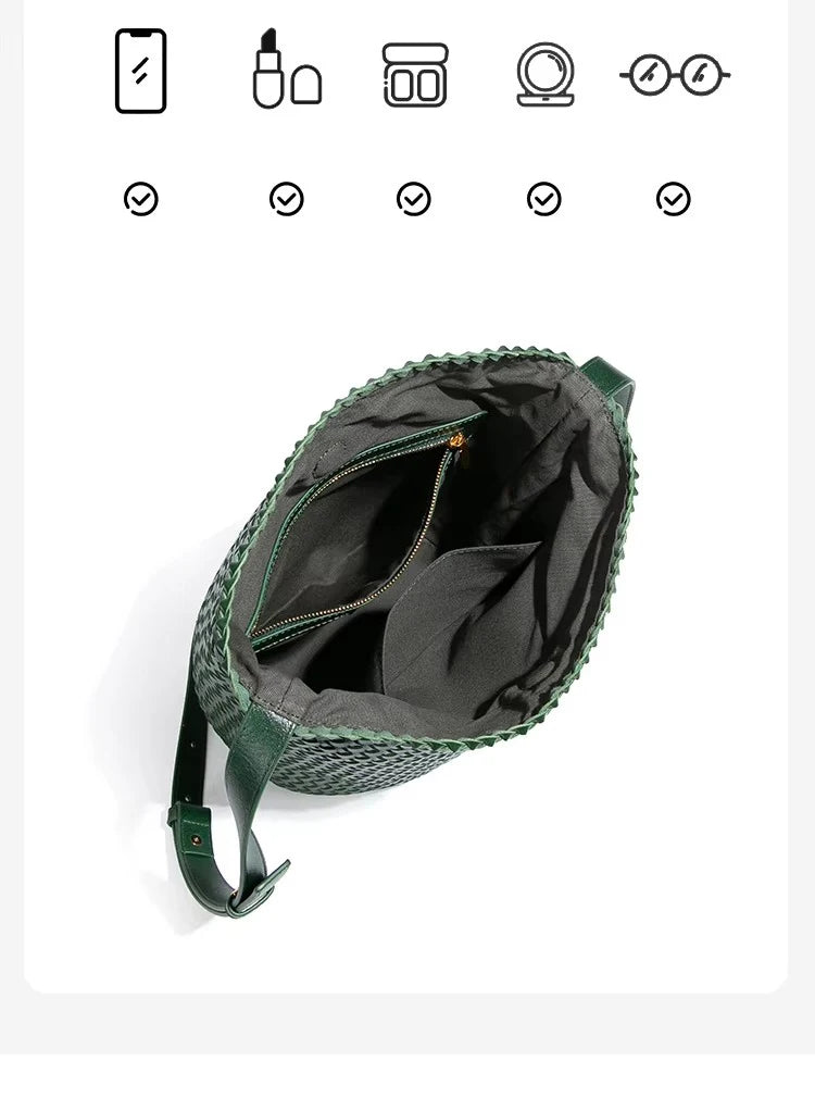 Sac Tressé Cuir Femme Camille