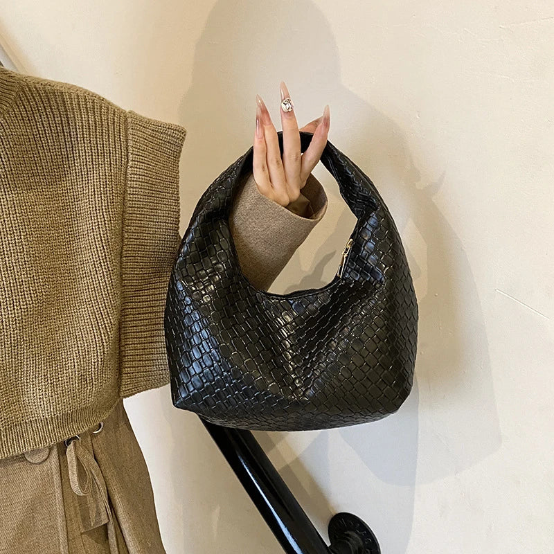 Sac Tressé Cuir Femme Rosalie