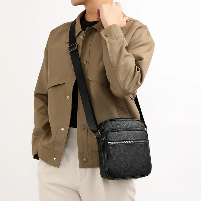 Sacoche Cuir Homme Basile