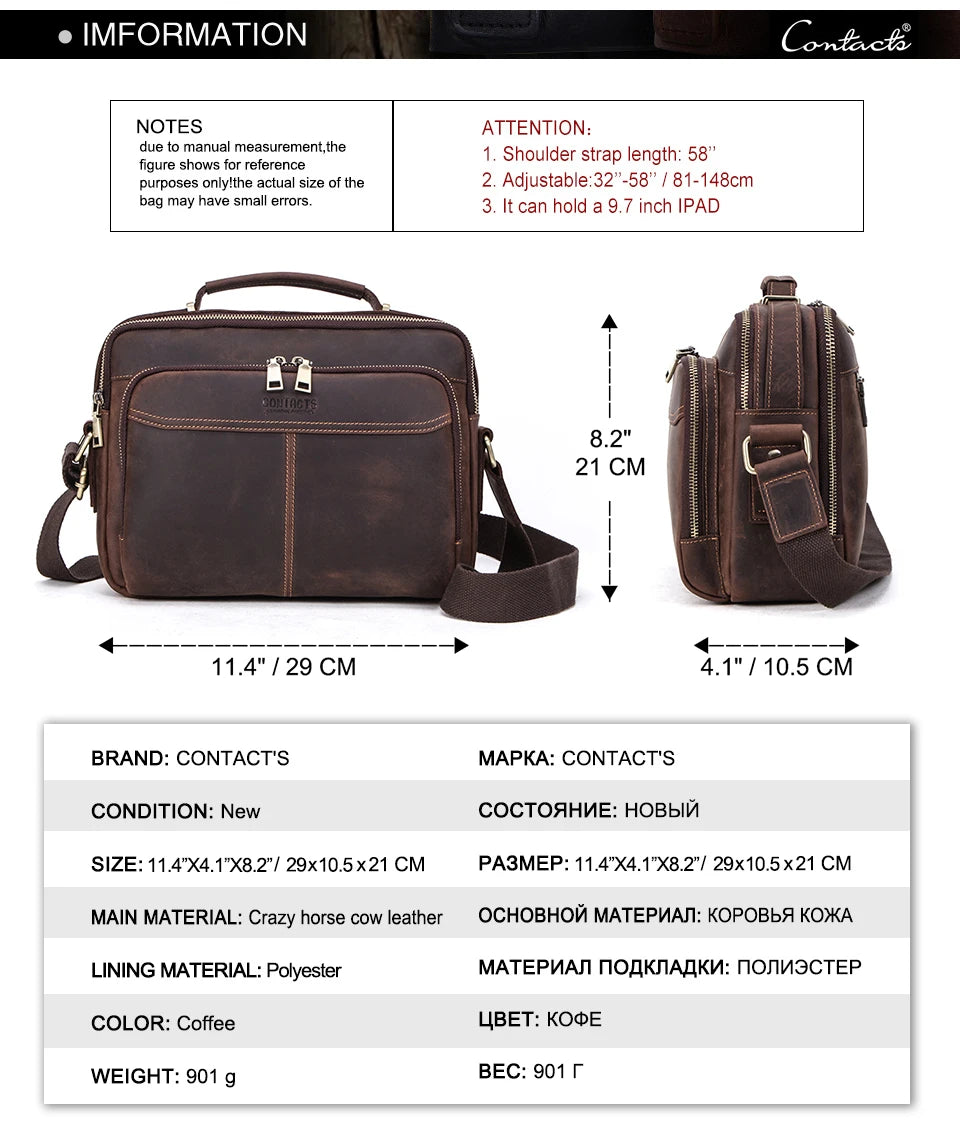 Sacoche Cuir Homme Corbin