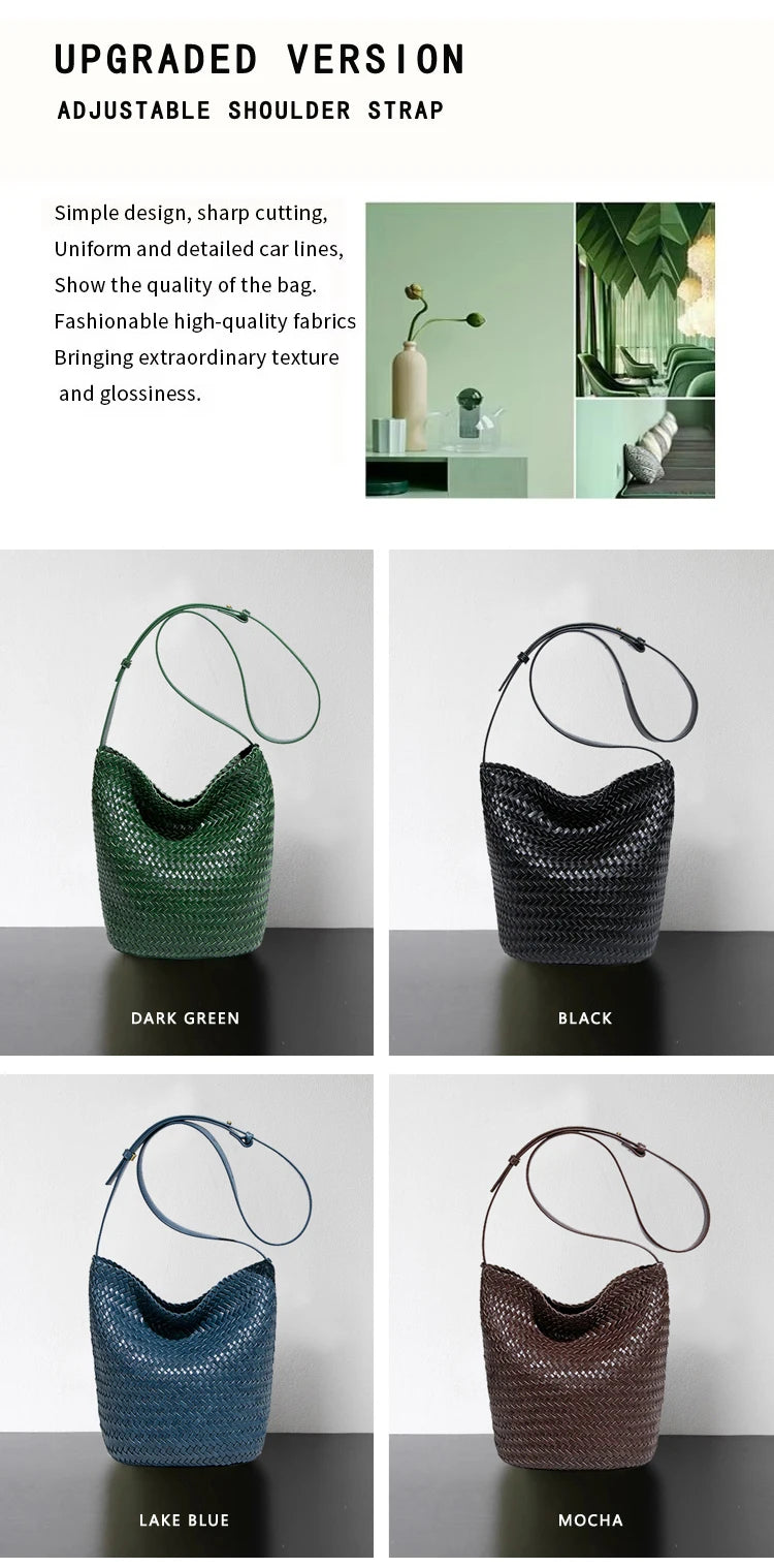 Sac Tressé Cuir Femme Camille