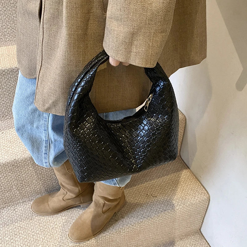 Sac Tressé Cuir Femme Rosalie