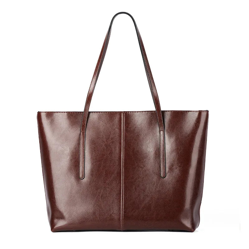 Sac Cabas Cuir Femme Solveig
