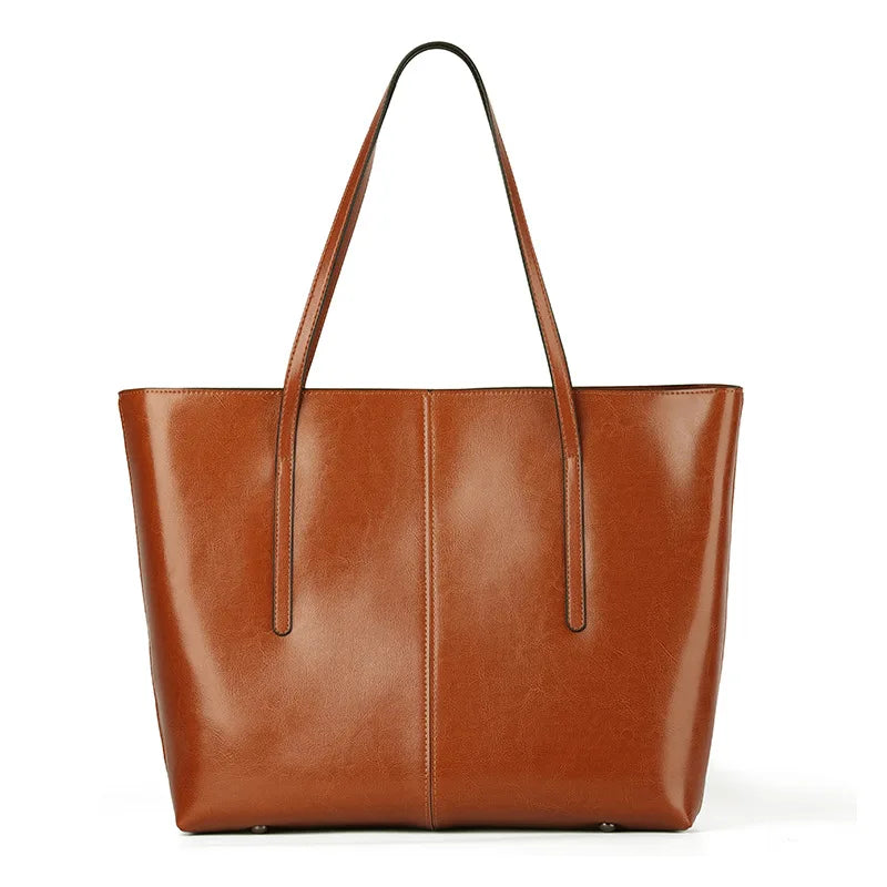 Sac Cabas Cuir Femme Solveig