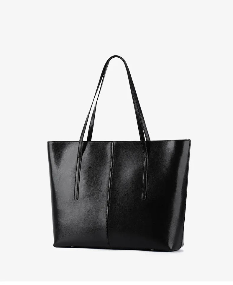 Sac Cabas Cuir Femme Solveig