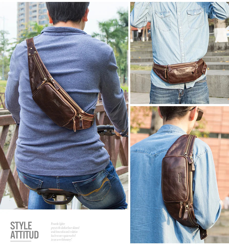 Sac Banane Cuir Homme Nolan