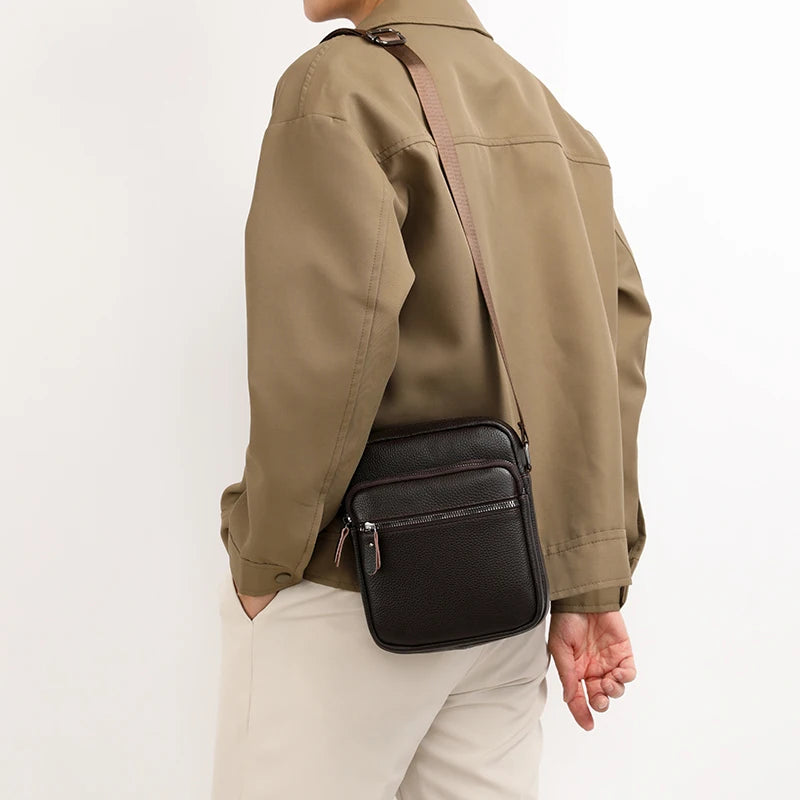 Sacoche Cuir Homme Basile