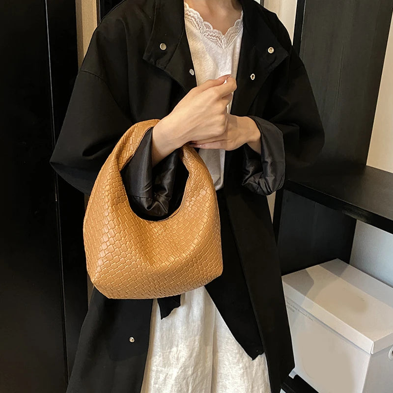 Sac Tressé Cuir Femme Rosalie