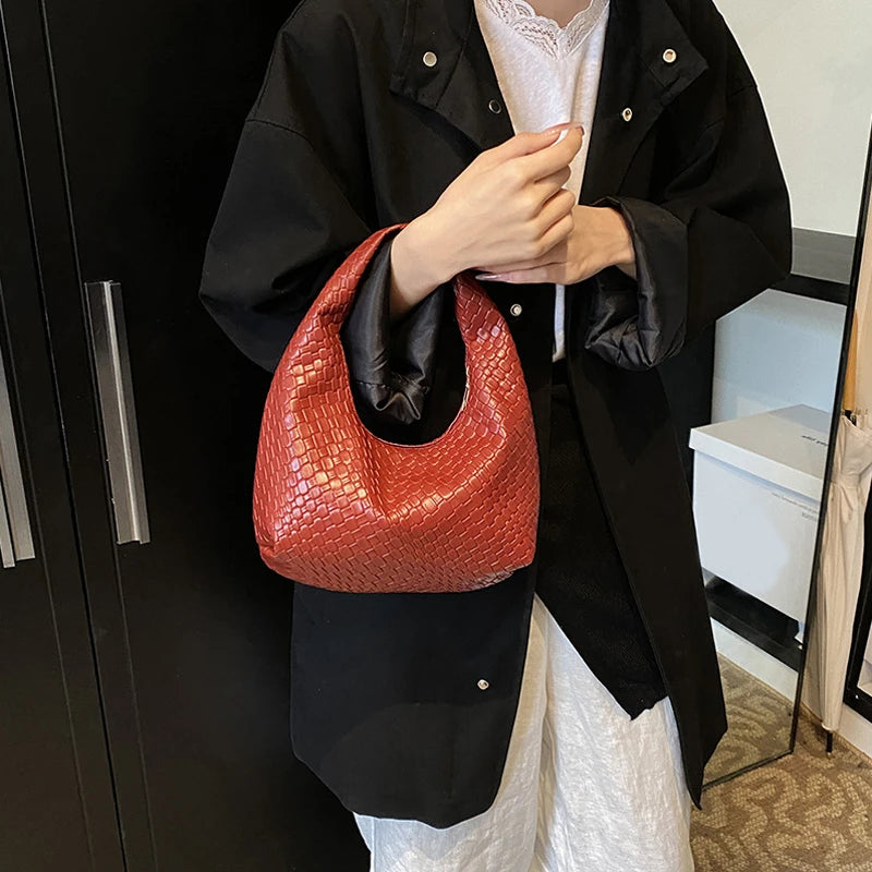 Sac Tressé Cuir Femme Rosalie