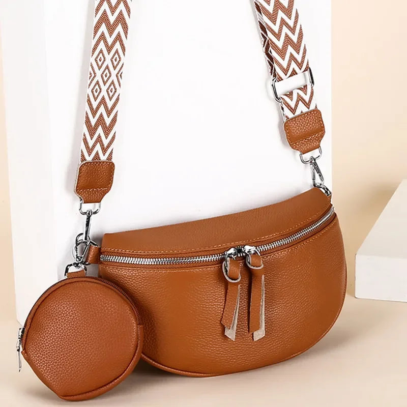 Sac Banane Cuir Femme Colombe