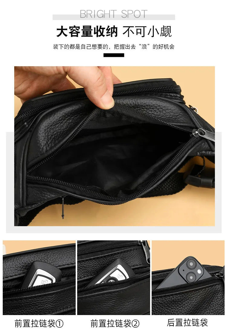 Sac Banane Cuir Homme Émile