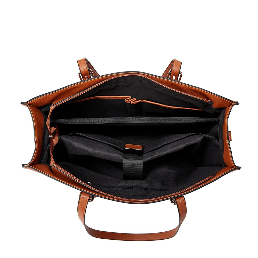 Sac Cabas Cuir Femme Ordinateur Bernadette