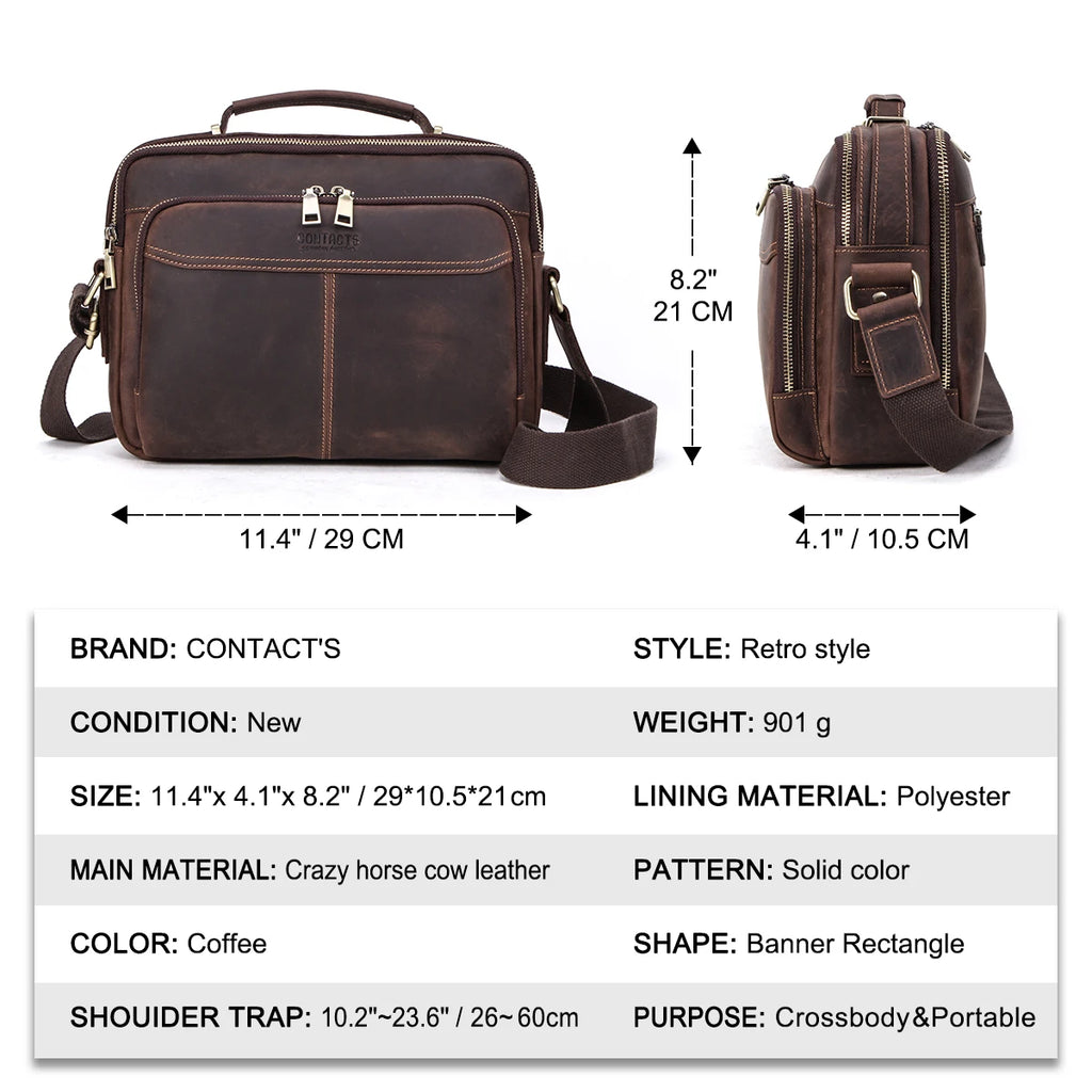 Sacoche Cuir Homme Corbin