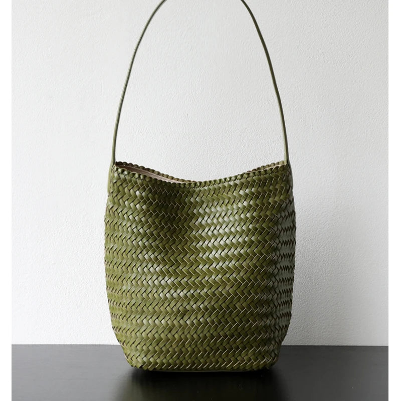 Sac Tressé Cuir Femme Camille