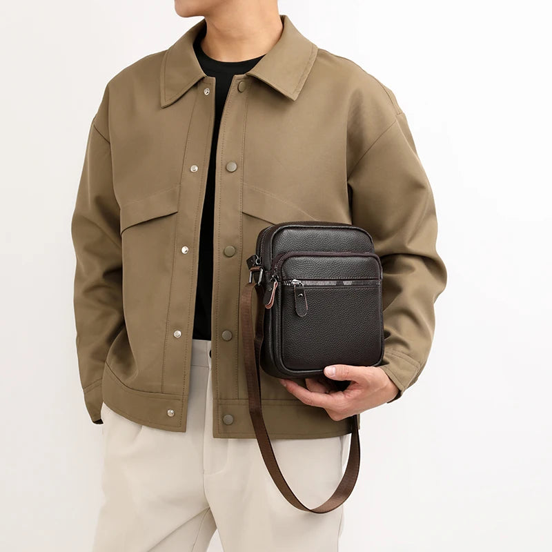 Sacoche Cuir Homme Basile