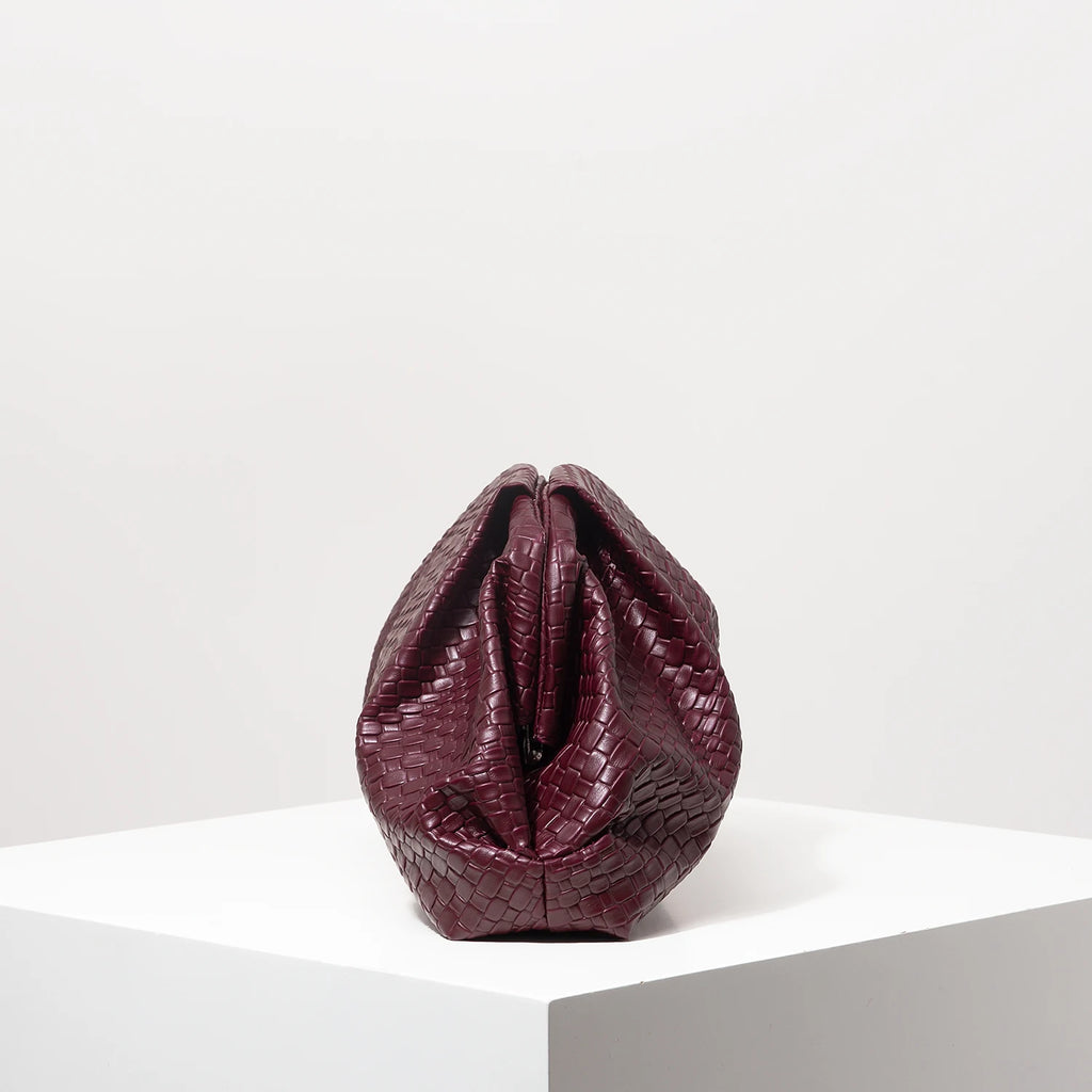 Sac Tressé Cuir Femme Odette