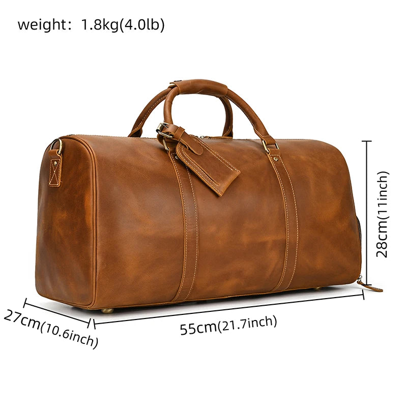 Sac De Voyage Cuir Alban