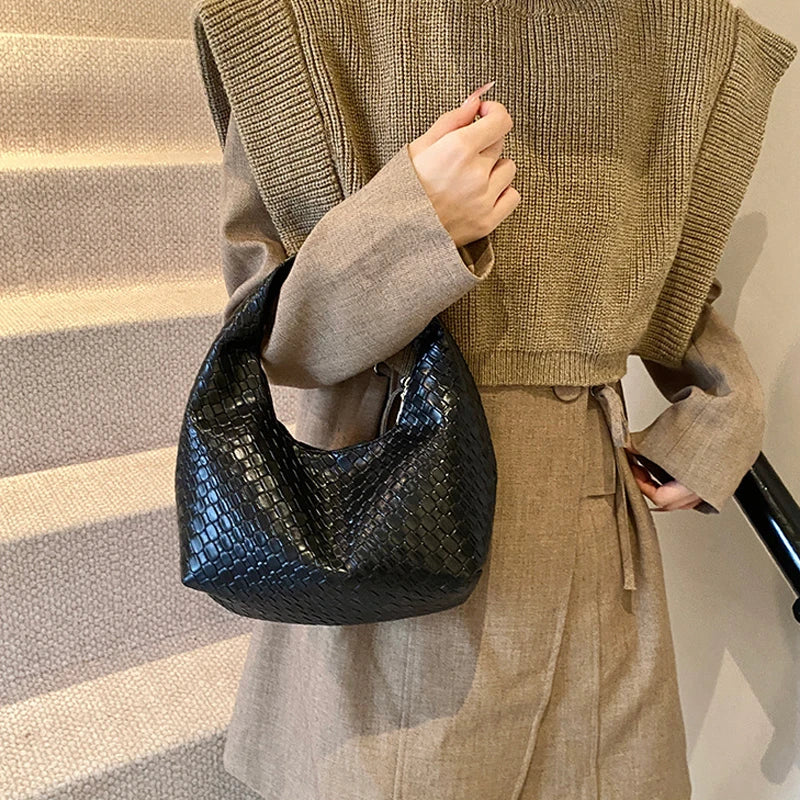 Sac Tressé Cuir Femme Rosalie