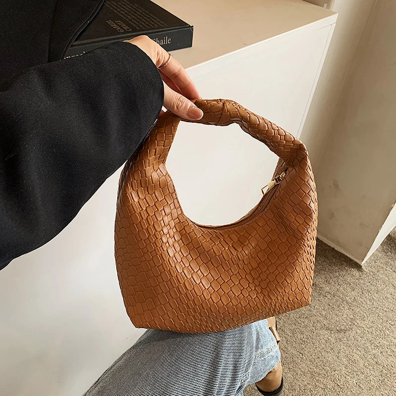 Sac Tressé Cuir Femme Rosalie