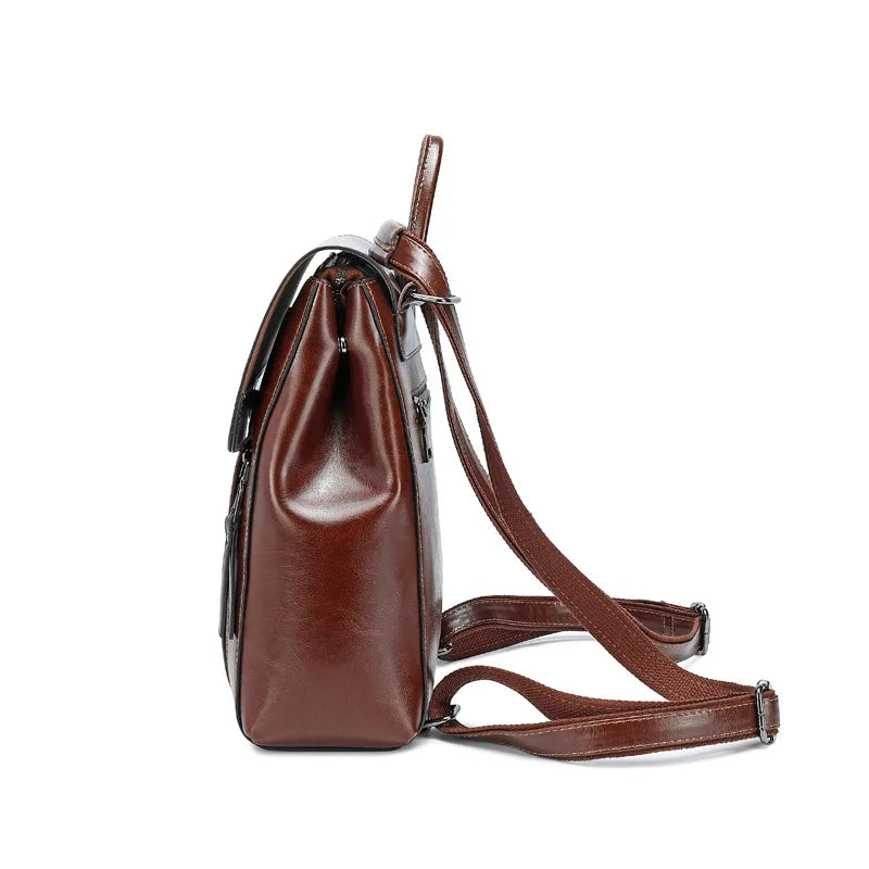 Sac À Dos Cuir Femme Léonie