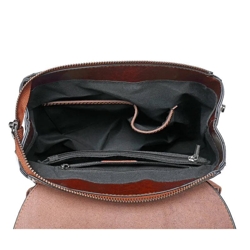 Sac À Dos Cuir Femme Léonie