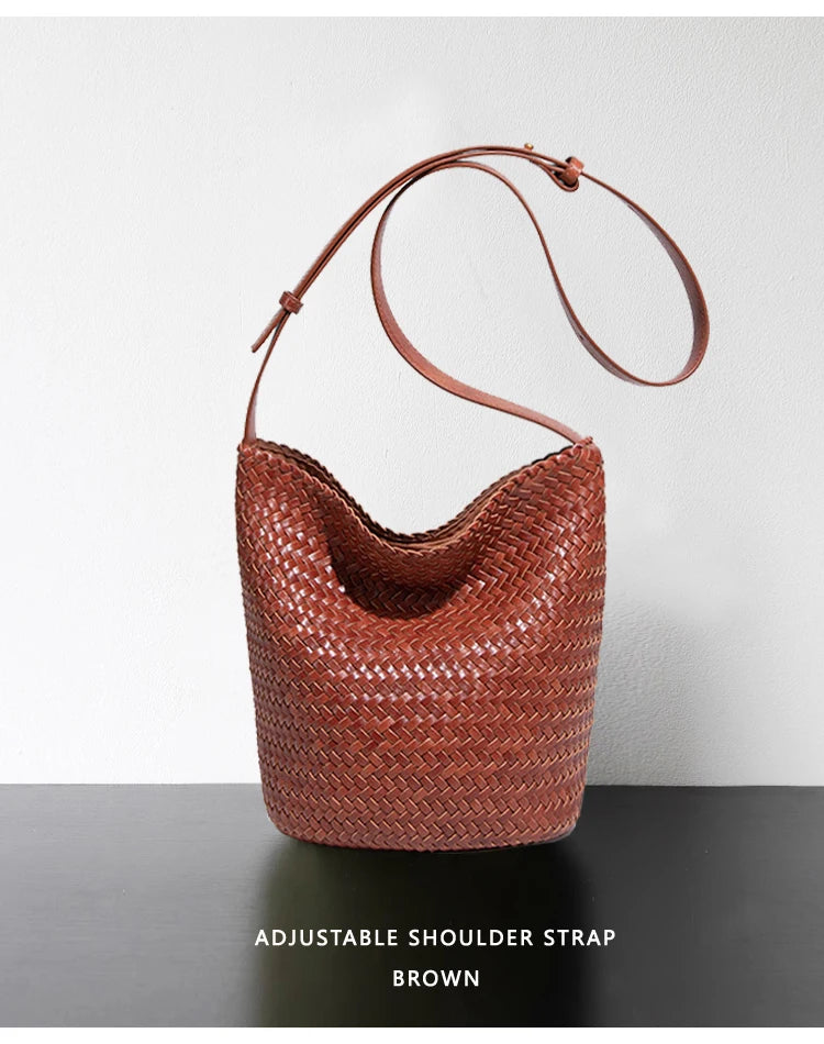 Sac Tressé Cuir Femme Camille