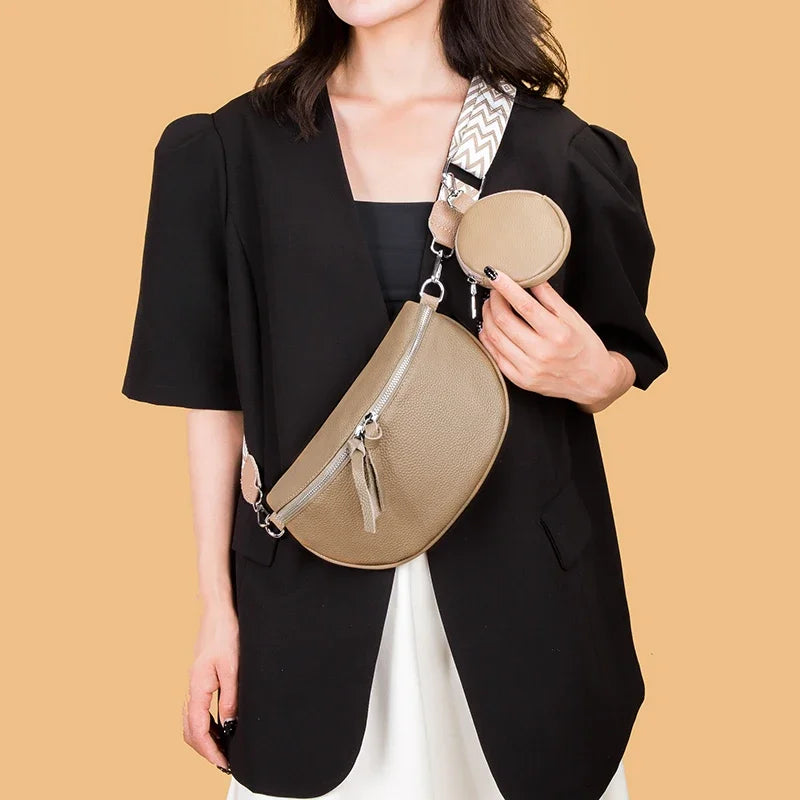 Sac Banane Cuir Femme Colombe