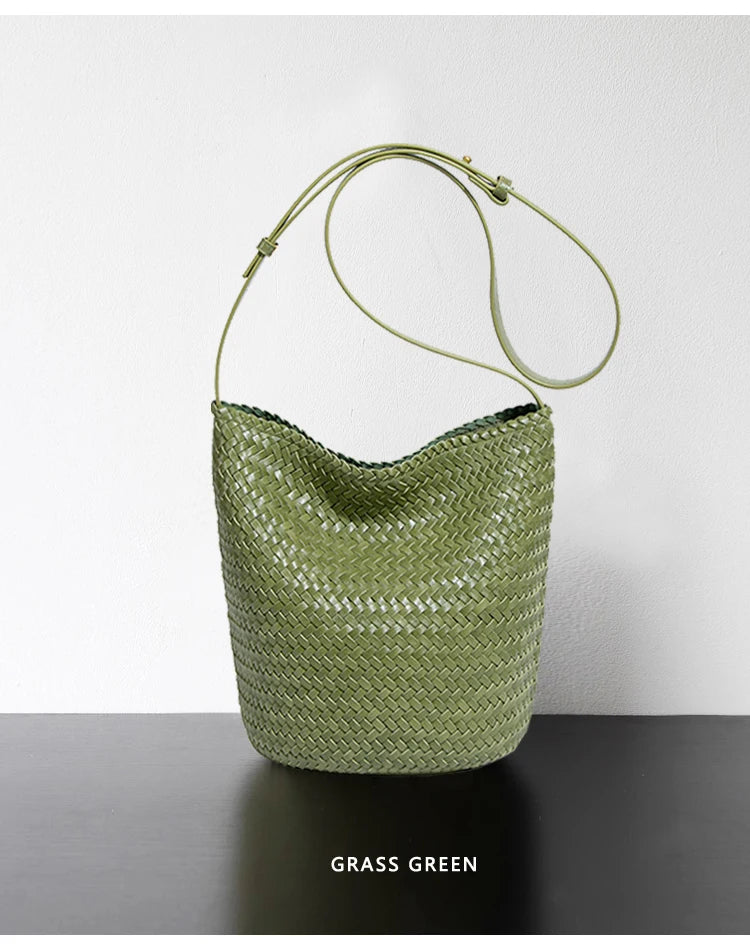 Sac Tressé Cuir Femme Camille