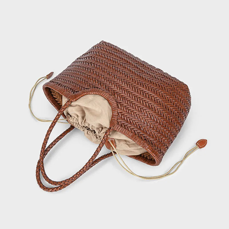 Sac Tressé Cuir Femme Colette