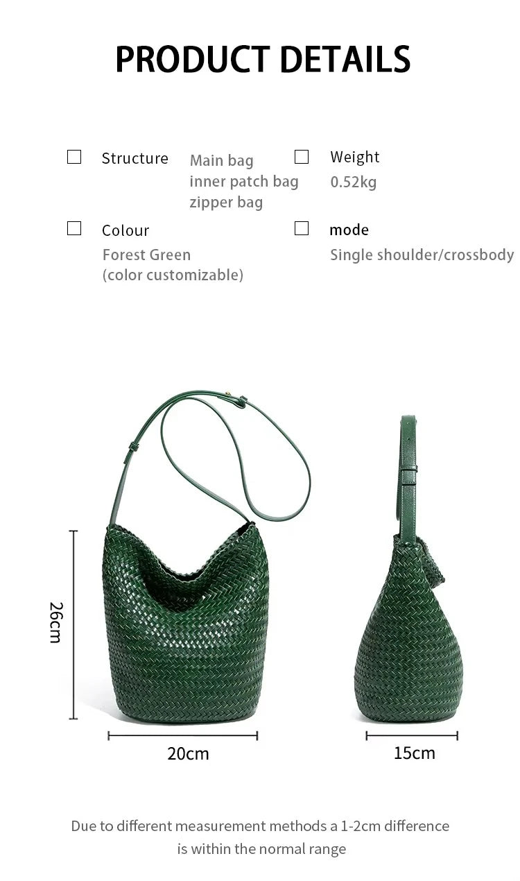 Sac Tressé Cuir Femme Camille