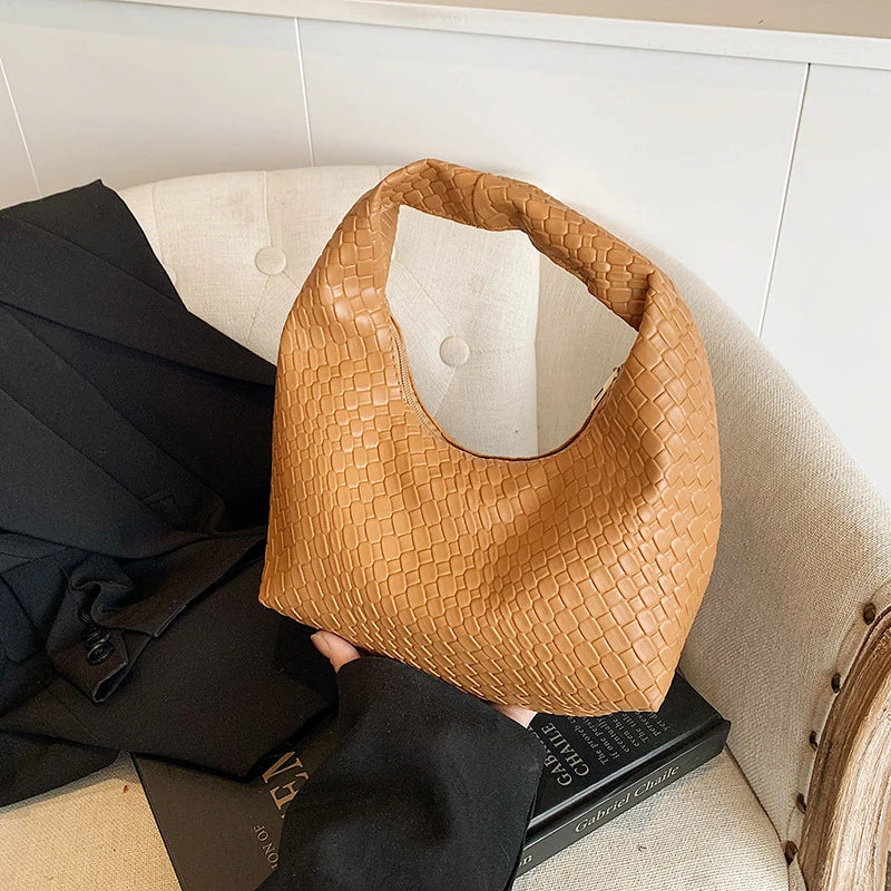 Sac Tressé Cuir Femme Rosalie