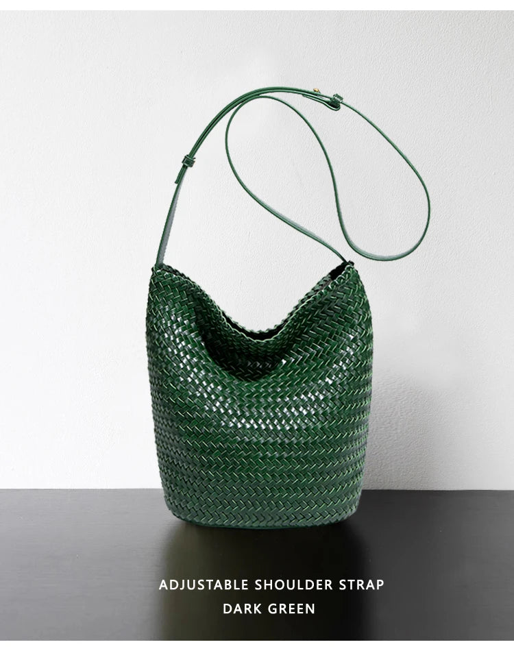 Sac Tressé Cuir Femme Camille