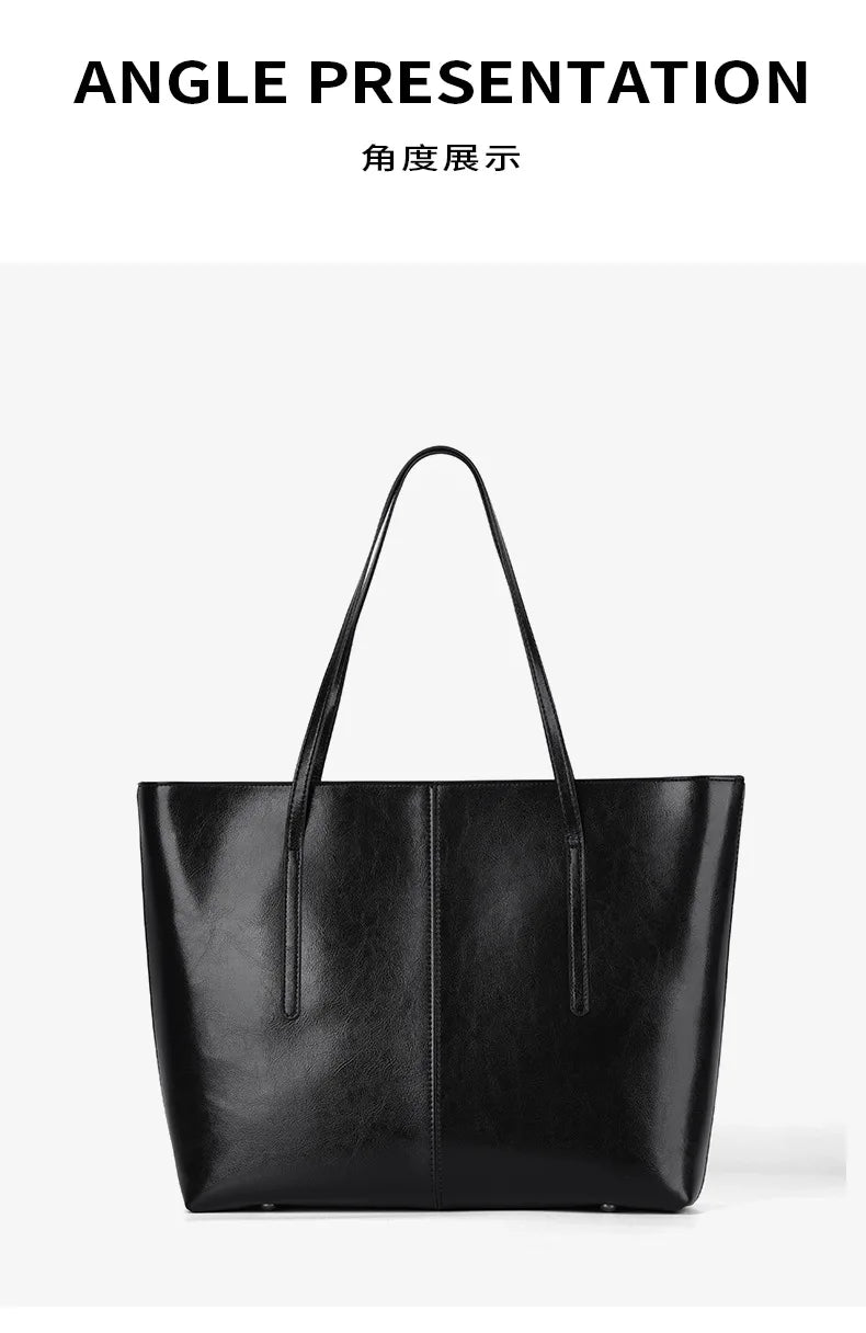 Sac Cabas Cuir Femme Solveig