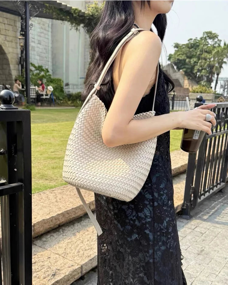 Sac Tressé Cuir Femme Camille