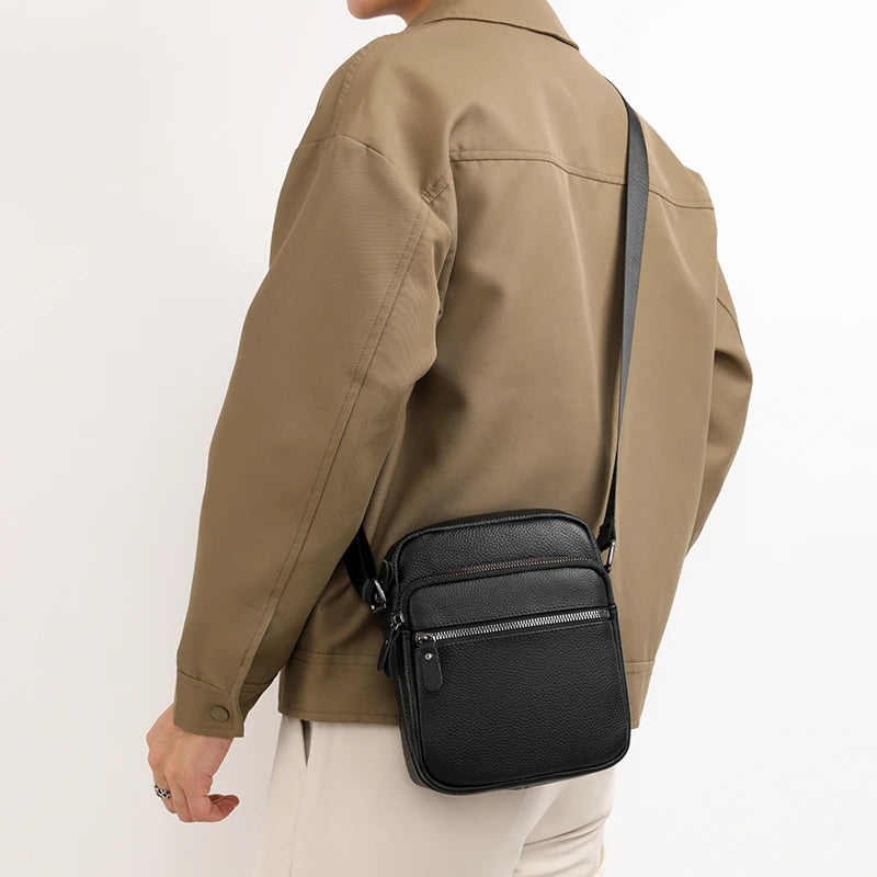 Sacoche Cuir Homme Basile