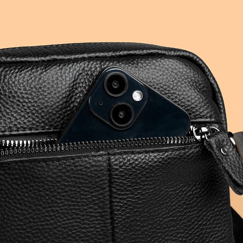 Sacoche Cuir Homme Basile