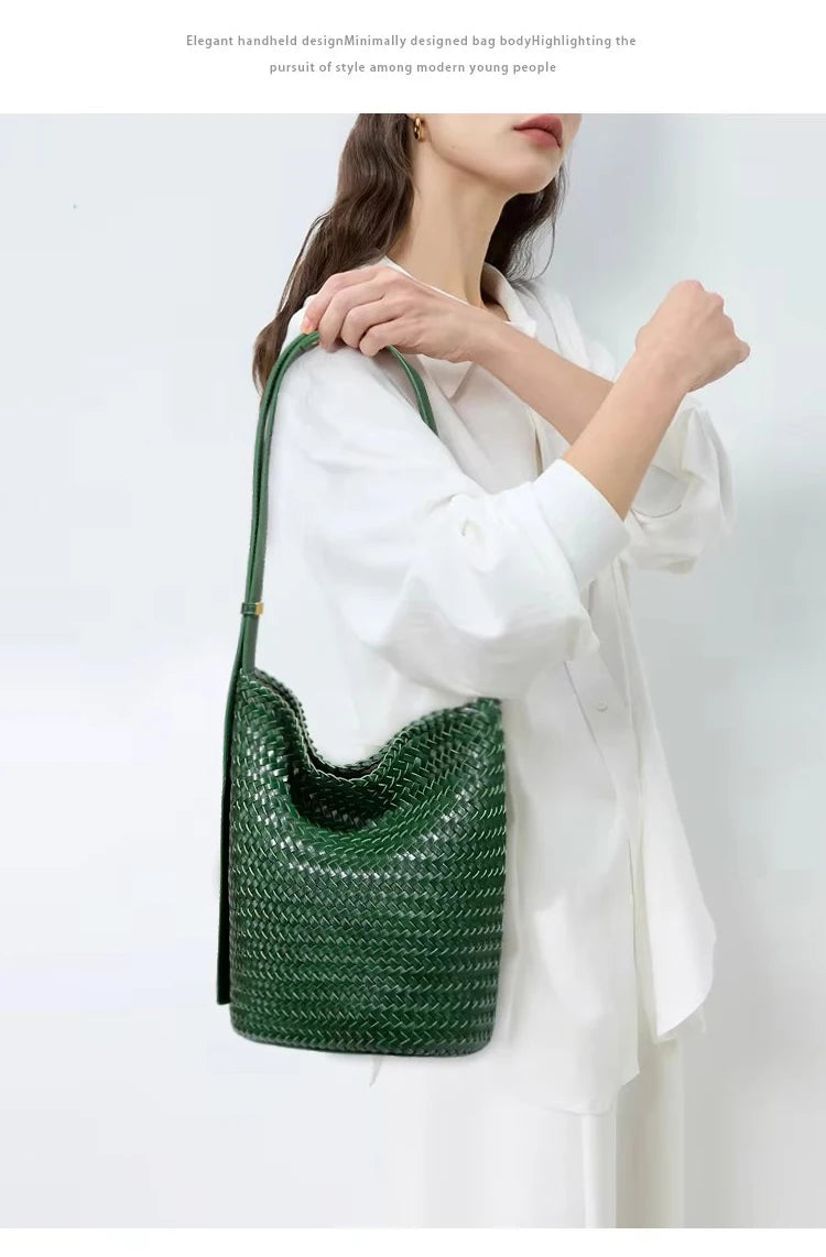Sac Tressé Cuir Femme Camille