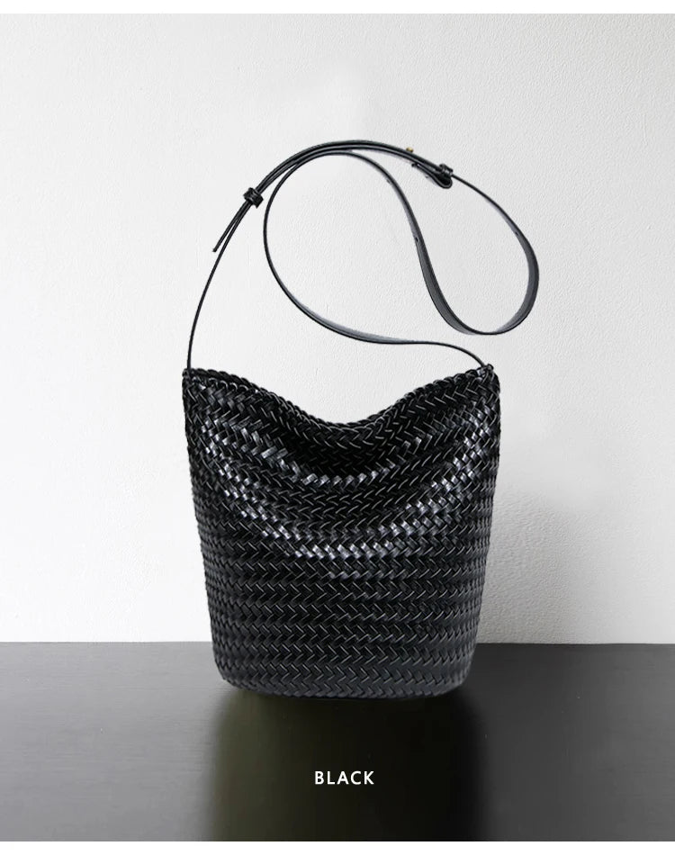 Sac Tressé Cuir Femme Camille