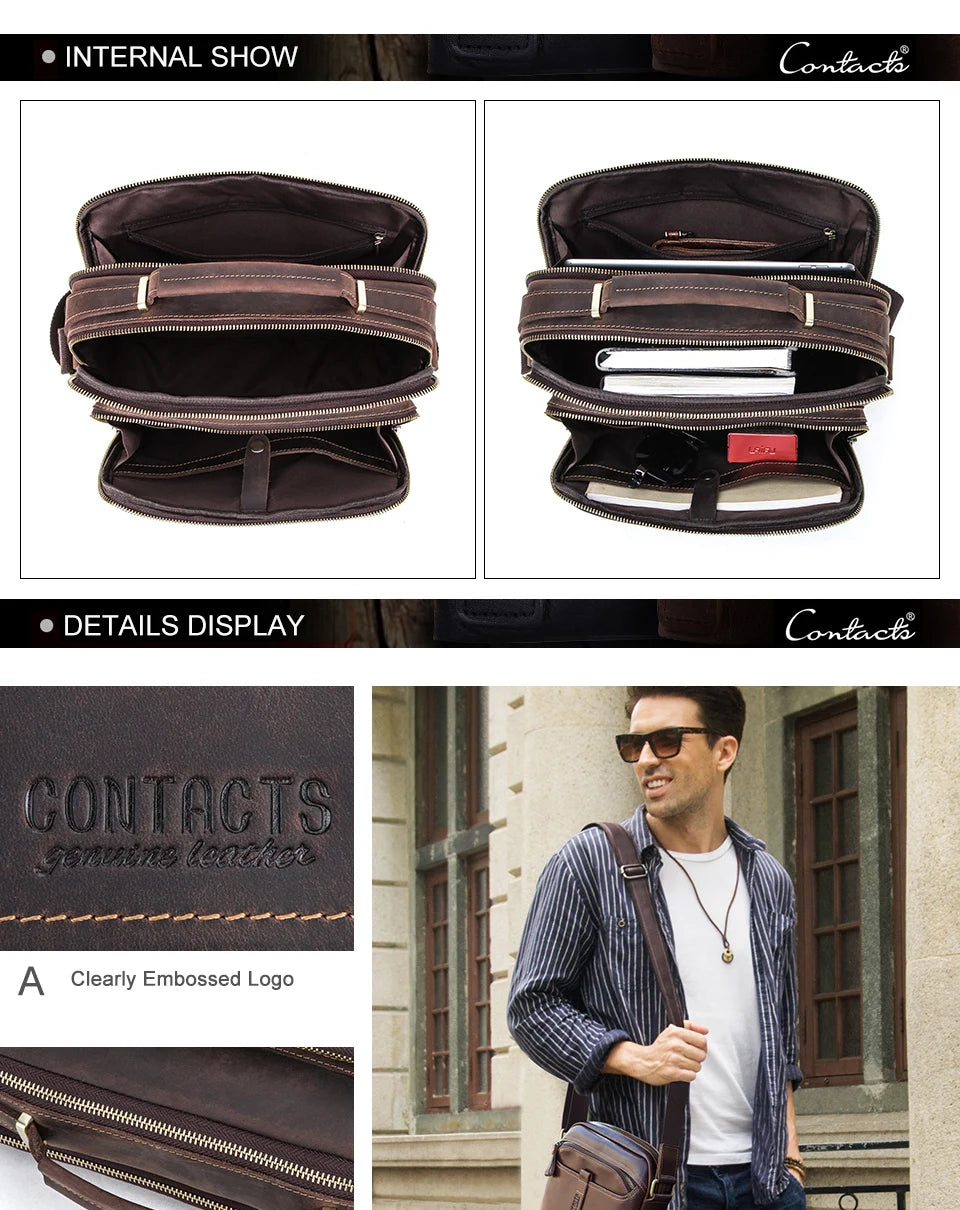 Sacoche Cuir Homme Corbin