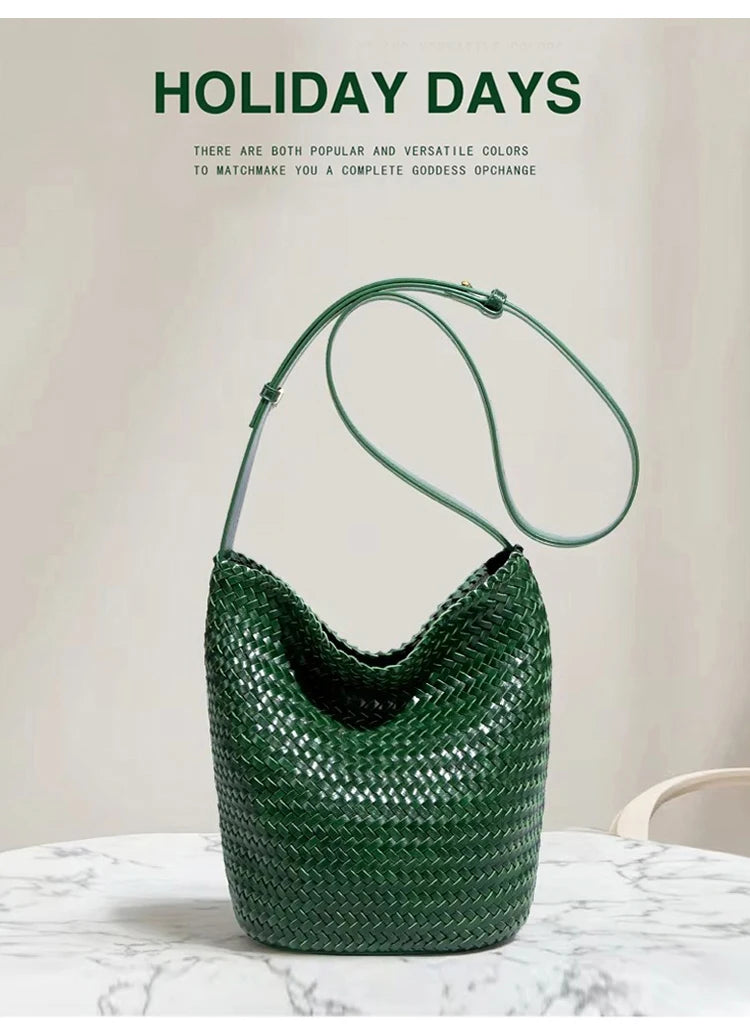 Sac Tressé Cuir Femme Camille