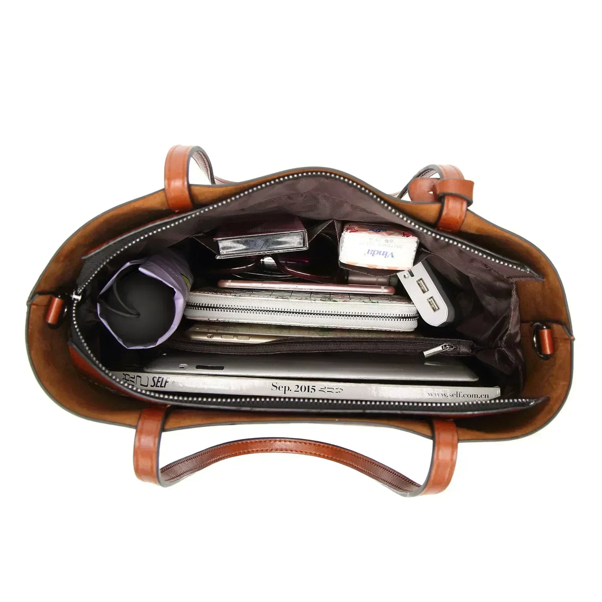 Sac Cabas Cuir Femme Victoire